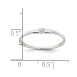 Sterling Silver Polished CZ 1.5mm Band Size 8 Ring - QR-479D4E45-3879