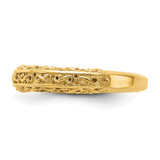 14k 3mm Filigree Wedding Band - Y3-391D2464-7575