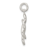 Sterling Silver Polished Double Fancy Knot Pendant