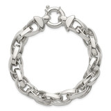 Sterling Silver Polished Double Twisted Link 7.75 inch Bracelet