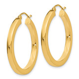 14k 3mm Polished Square Hoop Earrings - TE-6E740346-6640