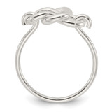 Sterling Silver Polished Fancy Knot Ring - QR-288D545E-9164