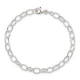 Sterling Silver Polished Fancy Link Bracelet - QG-127866E5-2656