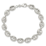 Sterling Silver Polished Fancy Link Bracelet - QG-9815482A-8917