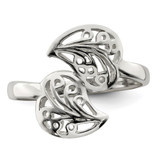 Sterling Silver Polished Filigree Ring - QR-3010581B-7640