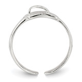 Sterling Silver Polished Flip Flop Toe Ring