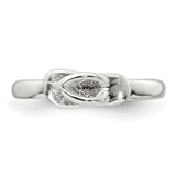 Sterling Silver Polished Flip Flop Toe Ring