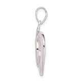 Sterling Silver Polished Heart Pendant - QC-0BCA9139-4523