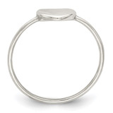 Sterling Silver Polished Heart Ring - QR-76718AB4-9935