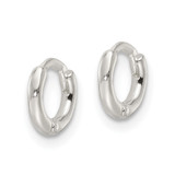 Sterling Silver Polished Hinged Hoop Earrings - QE-D5DF4B08-3828