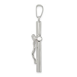Sterling Silver Polished Hollow Crucifix Cross Pendant - QC-CFE9D617-9403