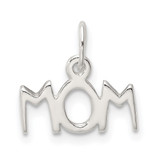 Sterling Silver Polished Mom Charm