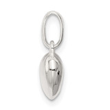 Sterling Silver Polished Puff Heart Charm - QC-4CB3A593-5260
