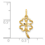 14k 4 Leaf Clover Charm - C4-87DC557E-5683