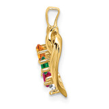 14k 4 Stone Family Pendant Mounting - XM-D9BCE473-3630