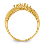 14k 4 Stone Family Ring Mounting