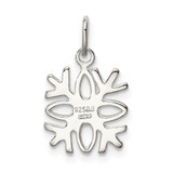 Sterling Silver Polished Snowflake Charm - QC-C11233FB-2465