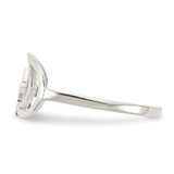 Sterling Silver Polished Star & Moon Ring - QR-F975A70F-9165