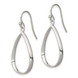 Sterling Silver Polished Teardrop Dangle Earrings - QE-99E02812-4404