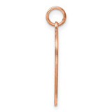 Sterling Silver RG Plated Engraveable Heart Polished Front/Satin Back Disc - QM-B189BCF4-4079
