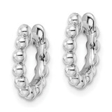 Sterling Silver RH Beaded Hoop Earrings