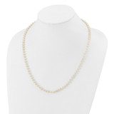 14k 4-5mm White Near-Round Freshwater Cultured Pearl 20 inch Necklace