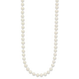 14k 4-5mm White Semi-Round Freshwater Cultured Pearl 12 inch Necklace