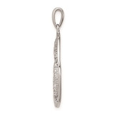 Sterling Silver Rhodium Plated Diamond Pendant - QP-98481339-2372