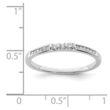Sterling Silver Rhodium Plated Diamond Ring - QR-1E9FAC76-9977