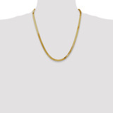 14k 4mm Silky Herringbone Chain