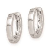 Sterling Silver Rhodium Polished Hinged Hoop Earrings - QE-F767D361-2347