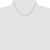 Sterling Silver Rhodium-plated .6mm Box Chain - QB-9B8E1193-6384