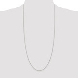 Sterling Silver Rhodium-plated .6mm Box Chain - QB-B67D2C87-3195