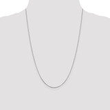 Sterling Silver Rhodium-plated .8mm Box Chain - QB-161B8B72-7105