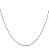 Sterling Silver Rhodium-plated .95mm Diamond-cut Round Spiga Chain - QS-C956DF6C-4306