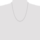 Sterling Silver Rhodium-plated 1.25mm Cable Chain - QC-1A4E8A21-9124