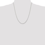 Sterling Silver Rhodium-plated 1.25mm Round Spiga Chain - QS-C9B42441-5567