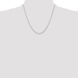 Sterling Silver Rhodium-plated 1.25mm Round Spiga Chain - QS-F257095B-5485