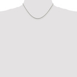 Sterling Silver Rhodium-plated 1.25mm Snake Chain - QS-46AD8FC5-4862