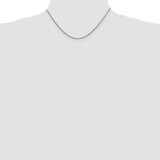 Sterling Silver Rhodium-plated 1.2mm Snake Chain - QS-18DF1F03-4093