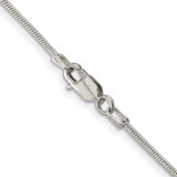 Sterling Silver Rhodium-plated 1.2mm Snake Chain - QS-874116B0-3042