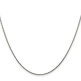 Sterling Silver Rhodium-plated 1.2mm Snake Chain - QS-A3461935-6475