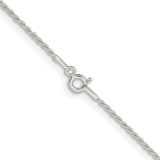 Sterling Silver Rhodium-plated 1.3mm Solid Rope Chain - QD-9F20CDE8-8751