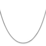 Sterling Silver Rhodium-plated 1.45mm 8 Sided D/C Double Spiga Chain - QD-34C92681-7310