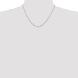 Sterling Silver Rhodium-plated 1.5mm Cable Chain - QC-2A78B0BC-3473
