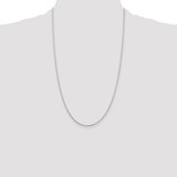 Sterling Silver Rhodium-plated 1.5mm Cable Chain - QC-9E80EA41-9449