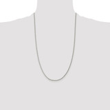 Sterling Silver Rhodium-plated 1.5mm Curb Chain - QC-107F3762-4492
