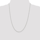 Sterling Silver Rhodium-plated 1.5mm Rolo Chain - QF-A7BD79AE-5114