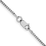 Sterling Silver Rhodium-plated 1.5mm Round Box Chain - QH-003A4965-1585