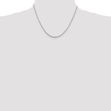 Sterling Silver Rhodium-plated 1.5mm Round Box Chain - QH-42C824B3-2990